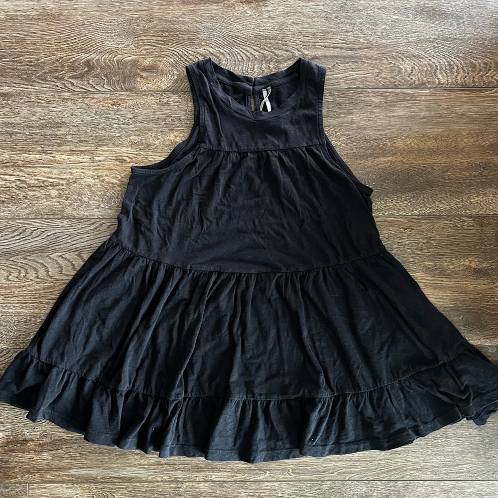 Anthropologie Georgia Tiered Sleeveless Tunic
Babydoll Tank Top Black | XS | NWT - Picture 2 of 6